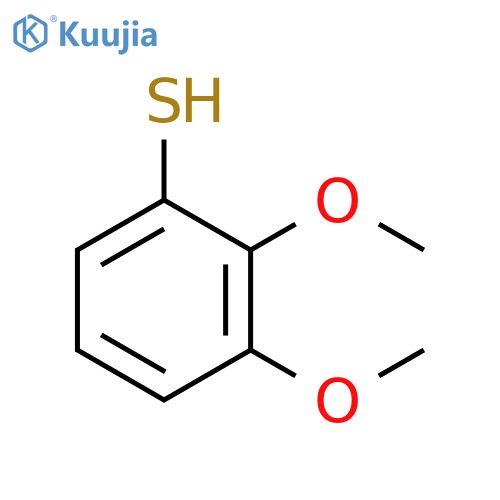 2,3-dimethoxybenzenethiol structure