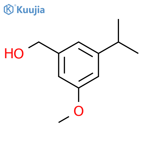 (3-Isopropyl-5-methoxyphenyl)methanol structure