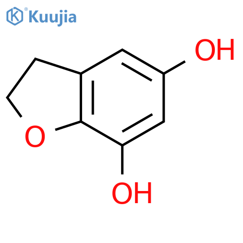 2,3-Dihydro-1-benzofuran-5,7-diol structure