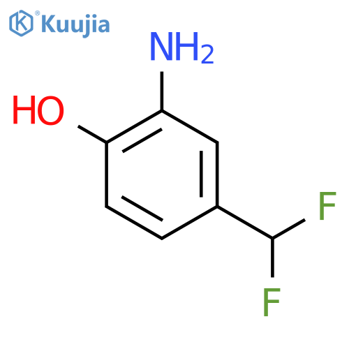 2-Amino-4-(difluoromethyl)phenol structure