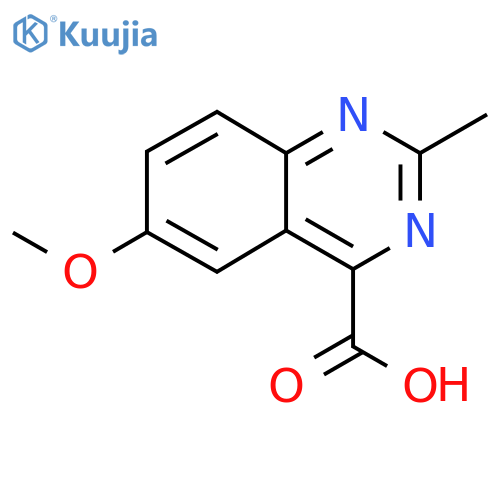 6-Methoxy-2-methylquinazoline-4-carboxylic acid structure