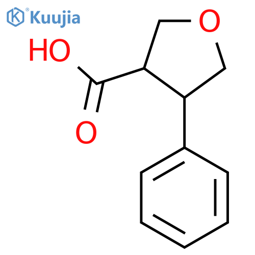 4-Phenyloxolane-3-carboxylic acid structure