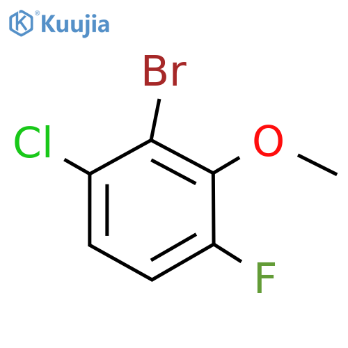 2-Bromo-1-chloro-4-fluoro-3-methoxybenzene structure
