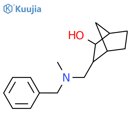 2-Norbornanol,3-[(benzylmethylamino)methyl]-, endo,exo- (8CI) structure
