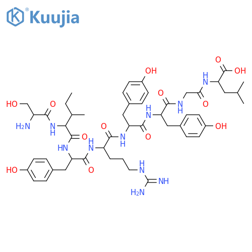 L-Leucine, L-seryl-L-isoleucyl-L-tyrosyl-L-arginyl-L-tyrosyl-L-tyrosylglycyl- structure