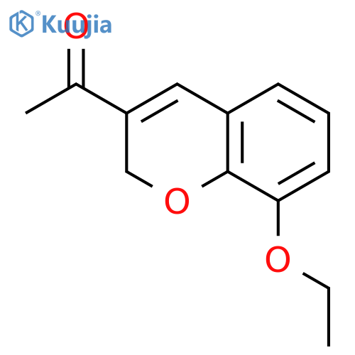 Ethanone,1-(8-ethoxy-2H-1-benzopyran-3-yl)- structure