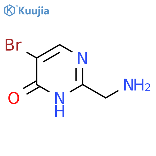 2-(Aminomethyl)-5-bromo-3,4-dihydropyrimidin-4-one structure
