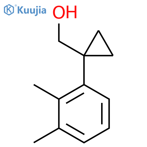 [1-(2,3-Dimethylphenyl)cyclopropyl]methanol structure