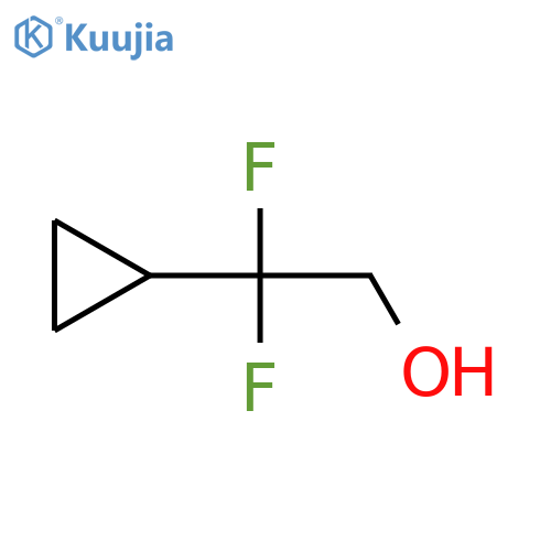 2-Cyclopropyl-2,2-difluoroethan-1-ol structure