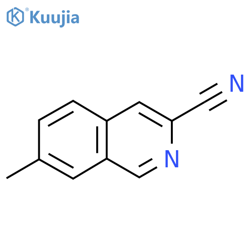 7-Methylisoquinoline-3-carbonitrile structure