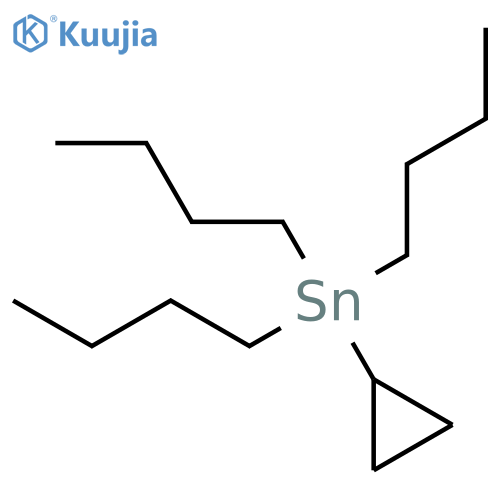 tributyl(cyclopropyl)stannane structure