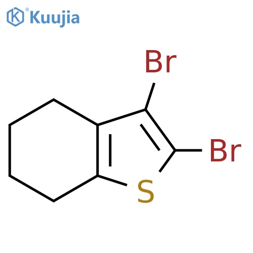 2,3-Dibromo-4,5,6,7-tetrahydro-1-benzothiophene structure