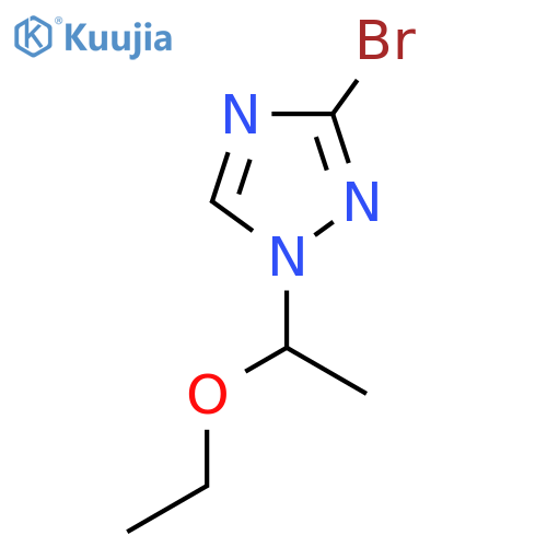 3-Bromo-1-(1-ethoxyethyl)-1H-1,2,4-triazole structure