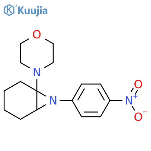 1-Morpholin-4-yl-7-(4-nitrophenyl)-7-azabicyclo4.1.0heptane structure