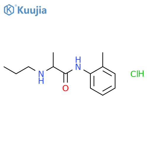 Prilocaine hydrochloride structure