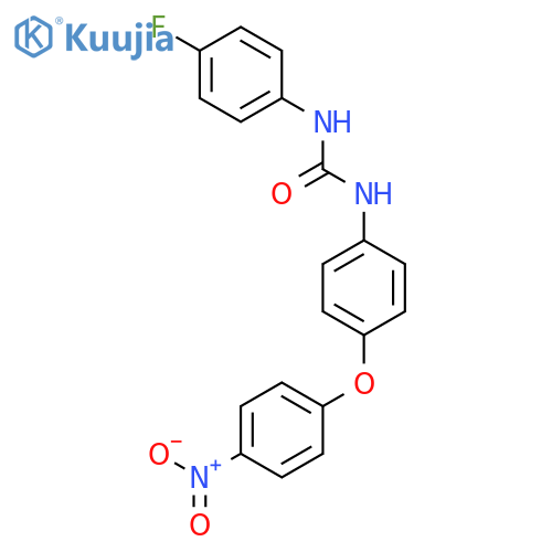 Urea, N-(4-fluorophenyl)-N'-[4-(4-nitrophenoxy)phenyl]- structure