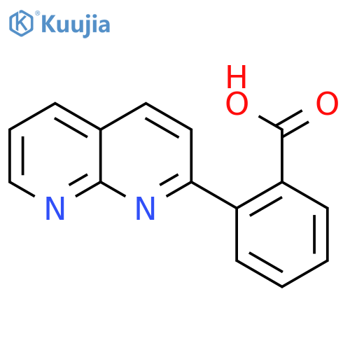 2-(1,8-Naphthyridin-2-yl)benzoic Acid structure