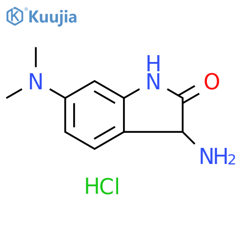 3-amino-6-(dimethylamino)-2,3-dihydro-1H-indol-2-one dihydrochloride structure
