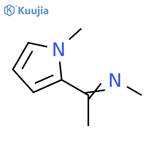 N-[1-(1-Methyl-1H-pyrrol-2-yl)ethylidene]methanamine structure