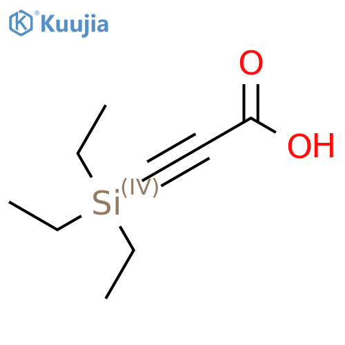 3-(Triethylsilyl)propiolic acid structure