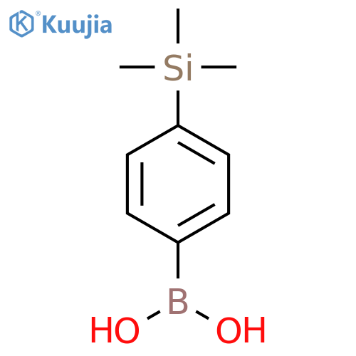 (4-(Trimethylsilyl)phenyl)boronic acid structure
