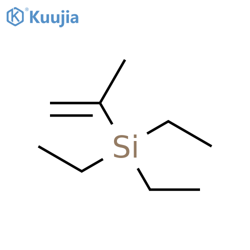 Silane, triethyl(1-methylethenyl)- structure