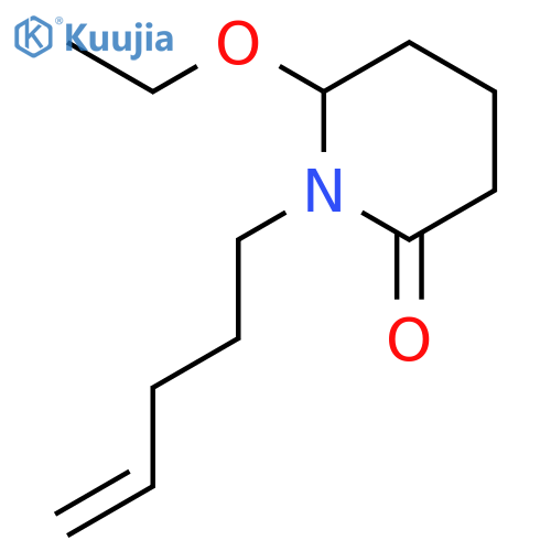2-Piperidinone,6-ethoxy-1-(4-penten-1-yl)- structure
