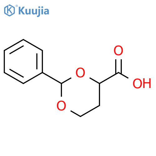 2-phenyl-1,3-dioxane-4-carboxylic acid structure