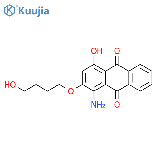 1-Amino-4-hydroxy-2-(4-hydroxybutoxy)anthracene-9,10-dione structure