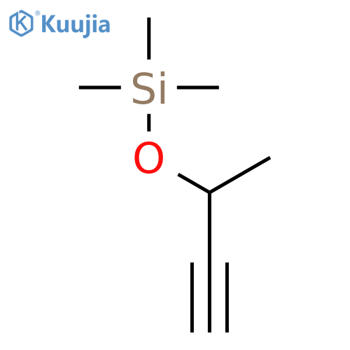 Silane,trimethyl[(1-methyl-2-propyn-1-yl)oxy]- structure