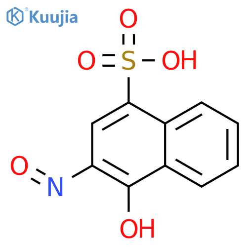 4-hydroxy-3-nitrosonaphthalene-1-sulfonic Acid structure
