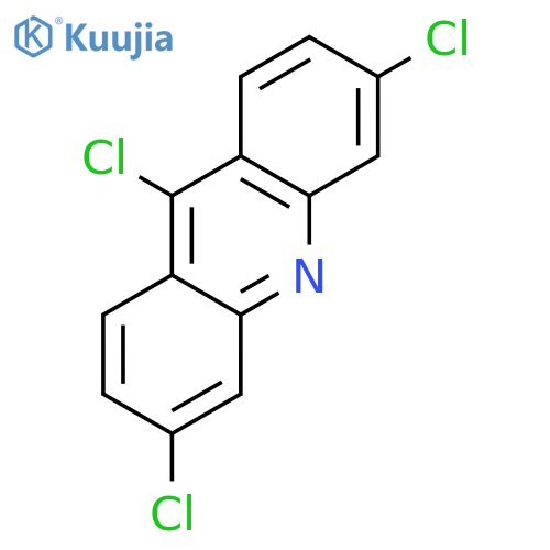 Acridine, 3,6,9-trichloro- structure