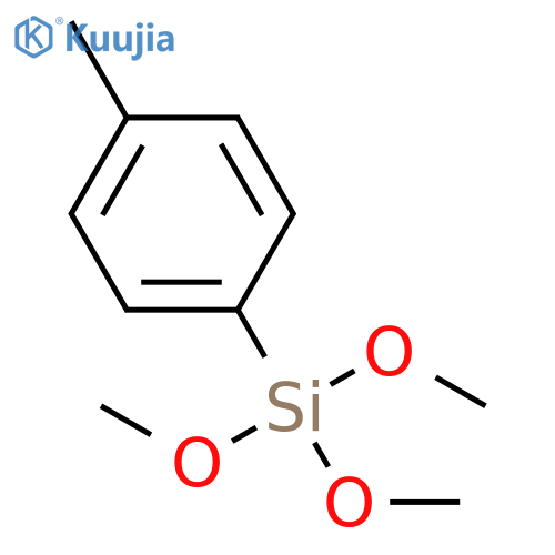 Trimethoxy(p-tolyl)silane structure