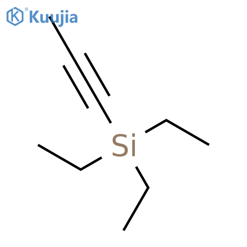 Silane, triethyl-1-propynyl- structure