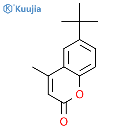 6-tert-Butyl-4-methylcoumarin structure