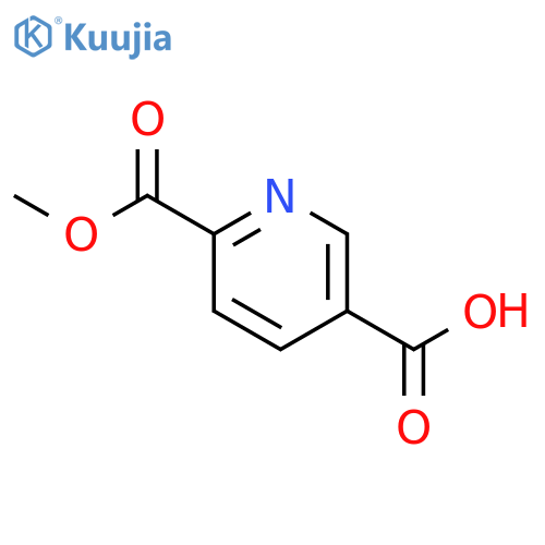 6-(methoxycarbonyl)pyridine-3-carboxylic acid structure