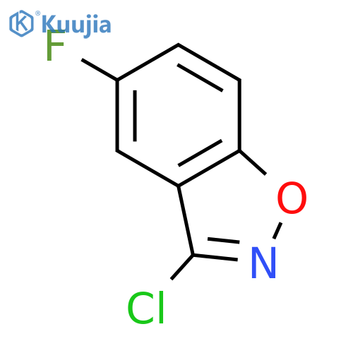 3-Chloro-5-fluorobenzo[d]isoxazole structure