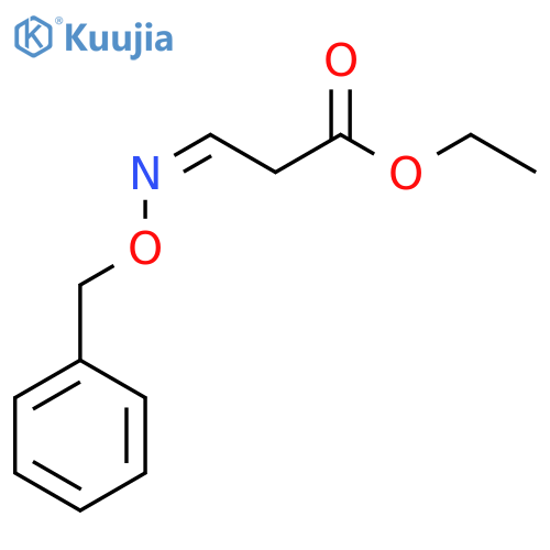 Propanoic acid, 3-[(phenylmethoxy)imino]-, ethyl ester, (Z)- structure