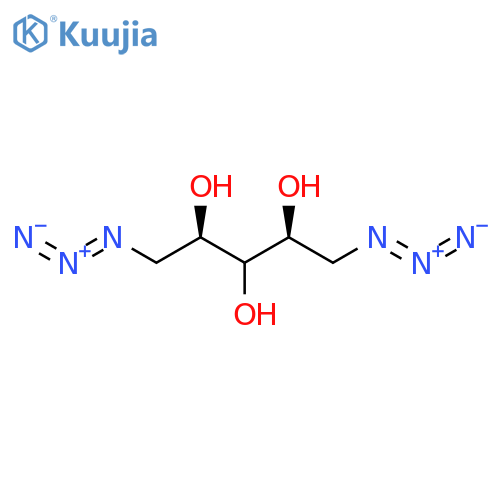 Xylitol, 1,5-diazido-1,5-dideoxy- structure
