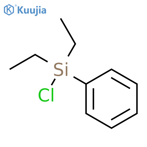 Benzene,(chlorodiethylsilyl)- structure