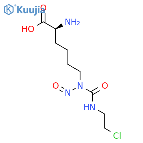 L-Lysine, N6-[[(2-chloroethyl)amino]carbonyl]-N6-nitroso- structure