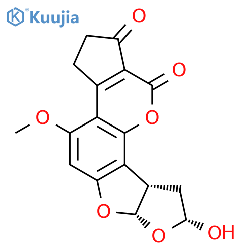 Cyclopenta[c]furo[3',2':4,5]furo[2,3-h][1]benzopyran-1,11-dione,2,3,6a,8,9,9a-hexahydro-8-hydroxy-4-methoxy-, (6aS,8R,9aS)- (9CI) structure
