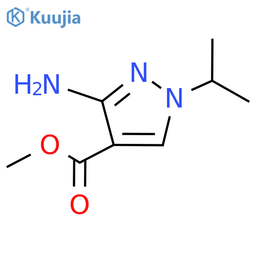 methyl 3-amino-1-(propan-2-yl)-1H-pyrazole-4-carboxylate structure