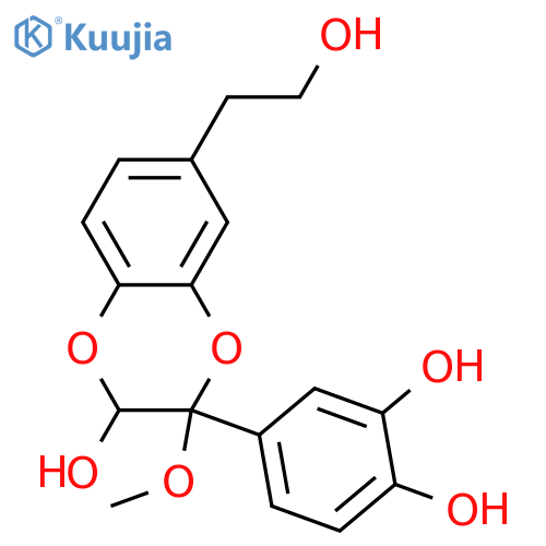 3,7'-Epoxy-9'-nor-4,8'-oxylignan-3',4',7',8',9-pentol; (2RS,3RS)-form, 7'-Me ether structure
