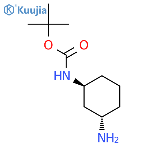 Tert-butyl N-[(1S,3S)-3-aminocyclohexyl]carbamate structure