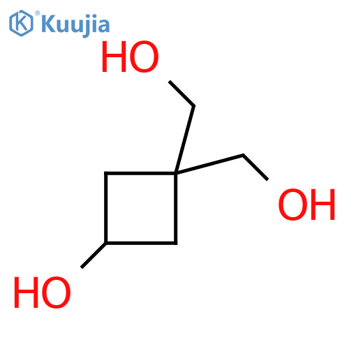 3,3-bis(hydroxymethyl)cyclobutan-1-ol structure