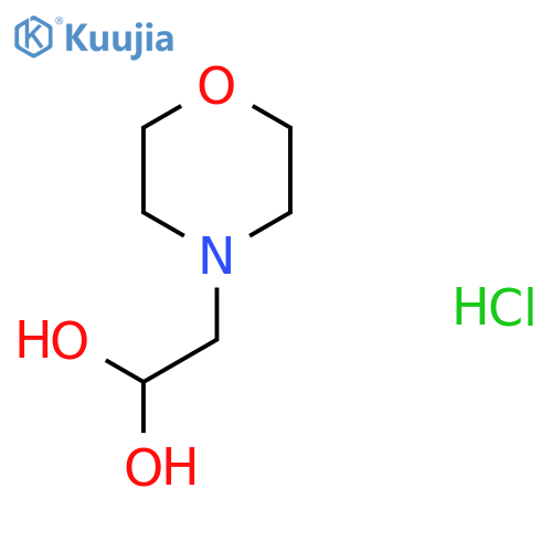 2-(morpholin-4-yl)ethane-1,1-diol hydrochloride structure