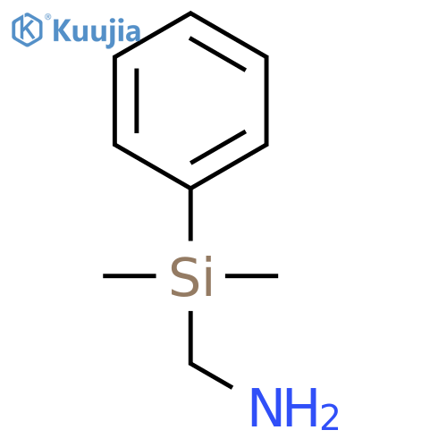 (aminomethyl)dimethylphenylsilane structure