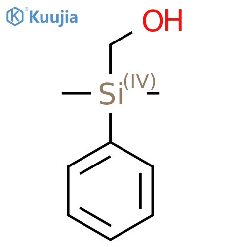 [Dimethyl(phenyl)silyl]methanol structure