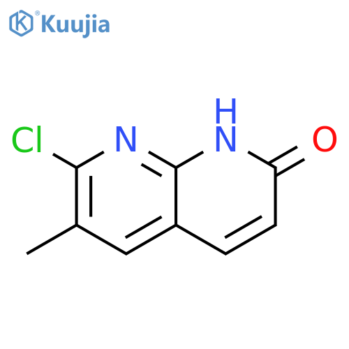 7-Chloro-6-methyl-1,8-naphthyridin-2(1H)-one structure